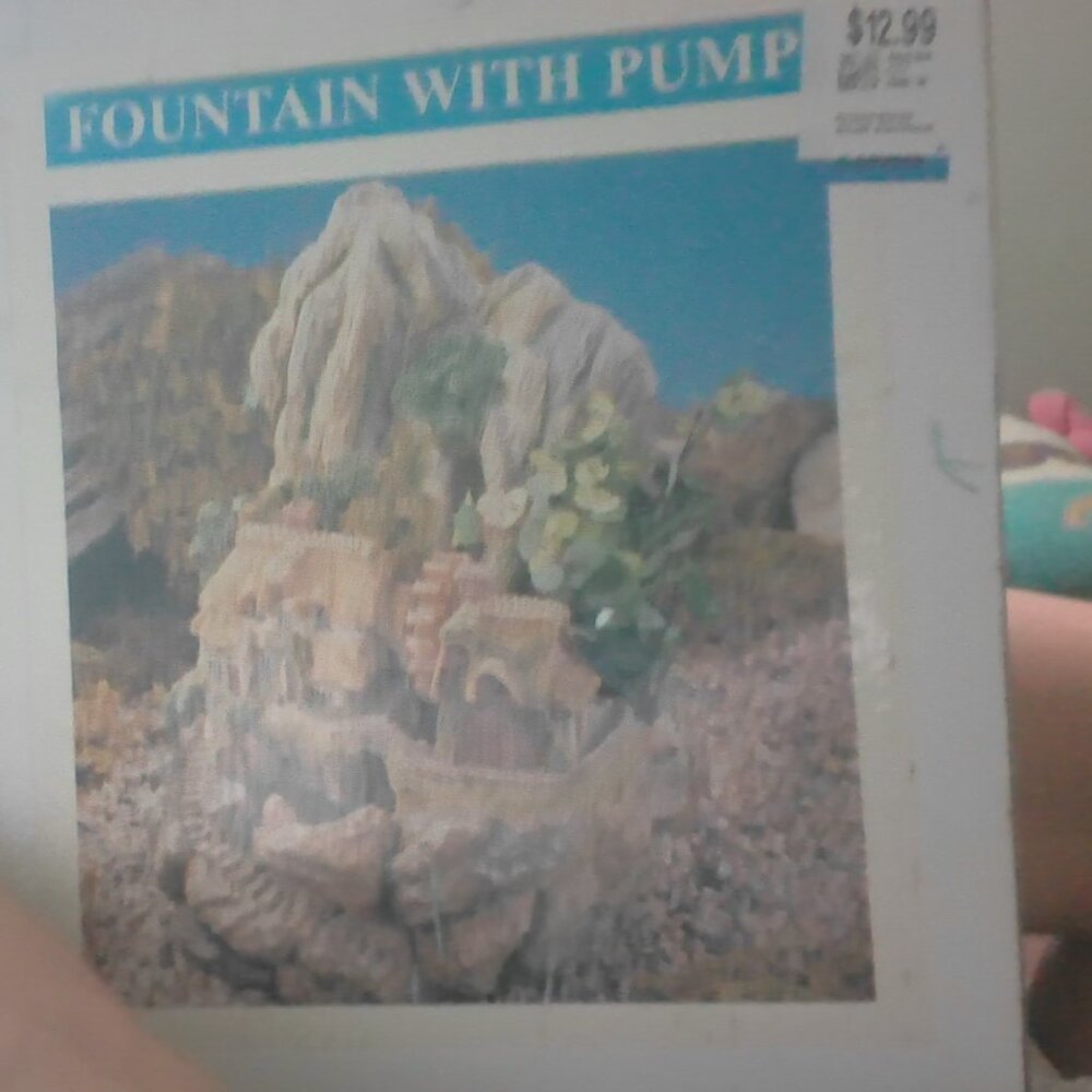 A homey water fountain/with pump